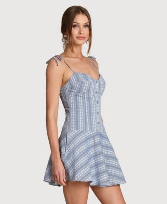 Women's Drop Waist Mini Dress