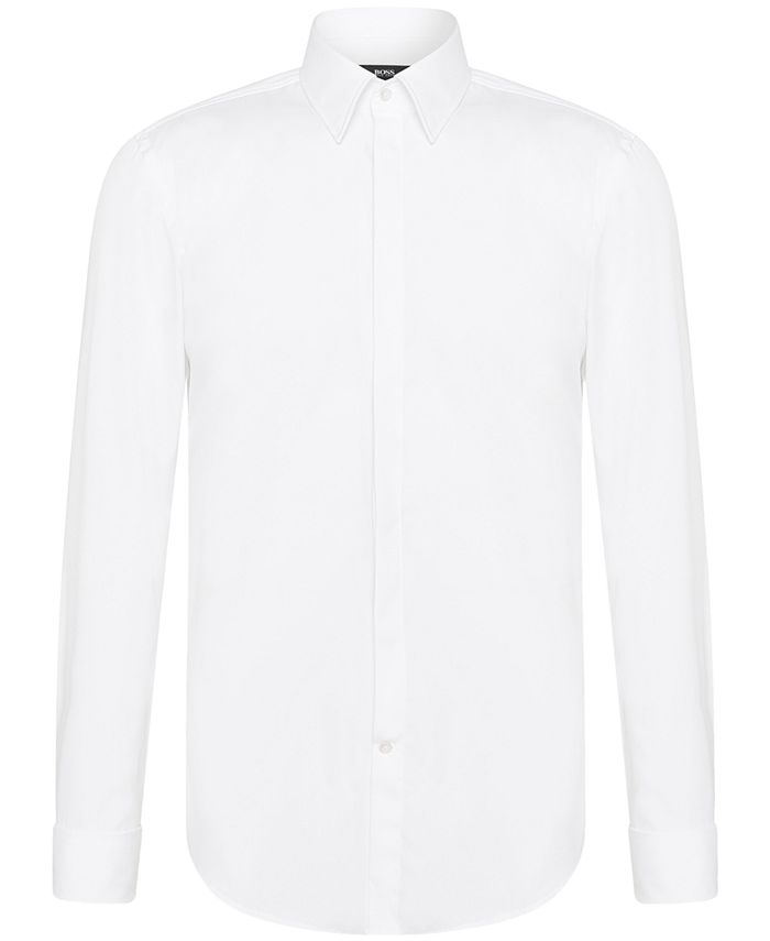 Hugo Boss BOSS Slim-Fit French Cuff Dress Shirt - Macy's