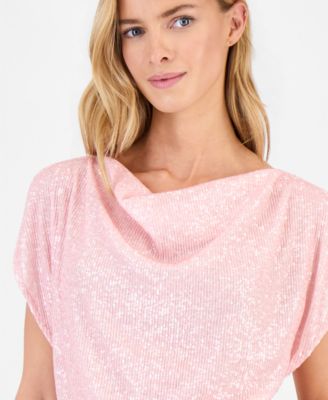 Petite Cowl Neck Blouse