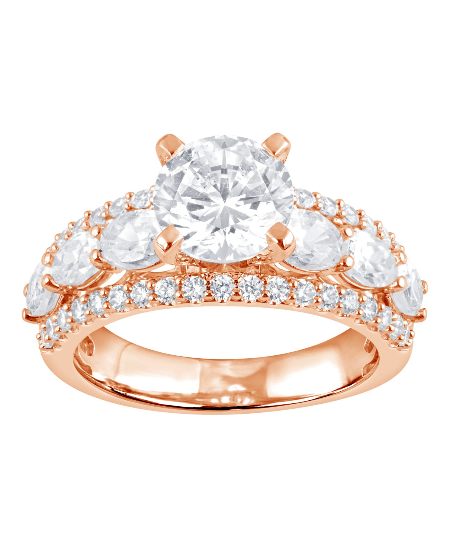 Certified Lab Grown Diamond Engagement Ring (3-1/4 ct. t.w.) in 14k Yellow, White or Rose Gold