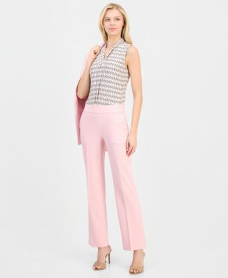Women's Mid Rise Straight-Leg Pull-On Pants