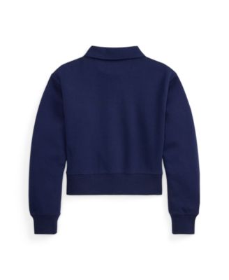 Girls' 7-16 Collared Boxy Sweater