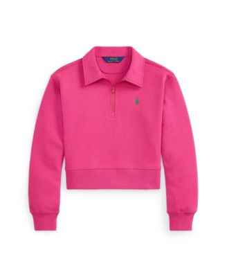 Girls' 7-16 Collared Boxy Sweater