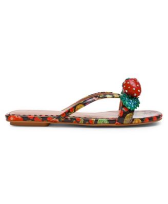 Women's Garrik Strawberry Strappy Flat Sandals