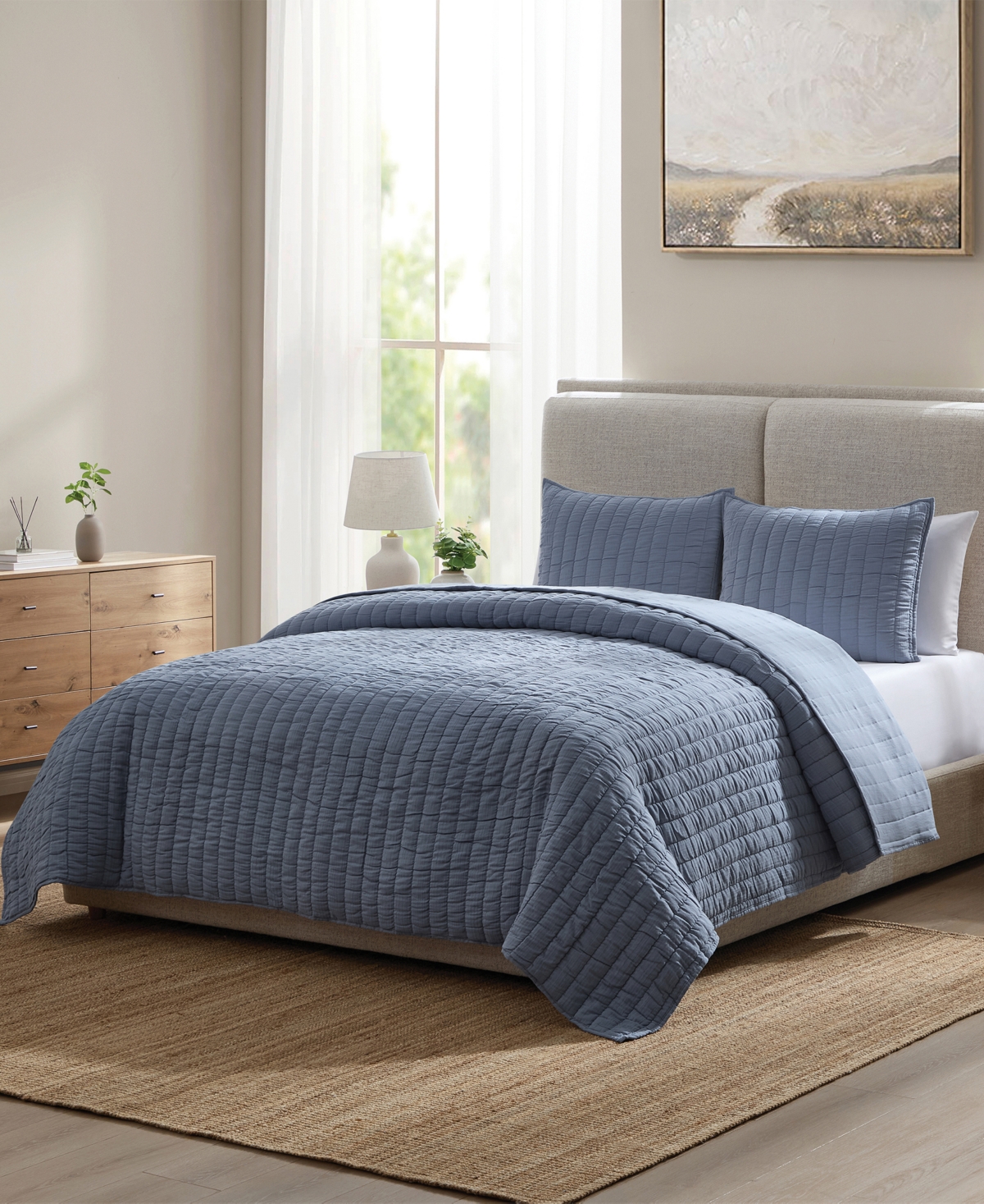 Becki Owens Di Stripe 3-Pc. Quilt Set