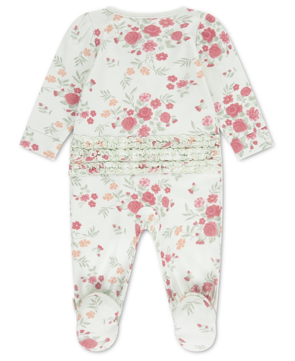 Huggies Baby Girls' Crewneck Footed Coverall