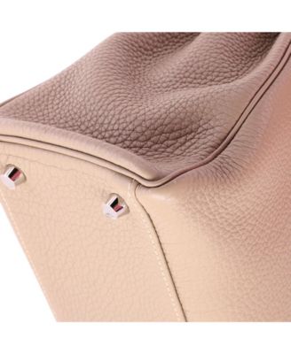 Kelly 32 Handbag Grey Togo with Palladium Hardware