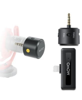 WM-VXR10 Wireless Shotgun Mic Adapter for iPhone/Lightning Devices - Compatible VXR10, VXR10-PRO and Rode VideoMicro