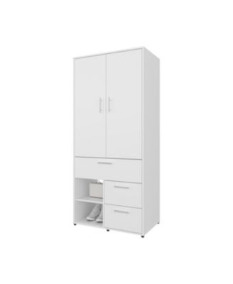 Care Free Multi-Storage Wardrobe with Rod and Shelving