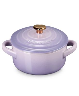 Figural Heart Collection Stoneware 8 oz. Mini Round Cocotte