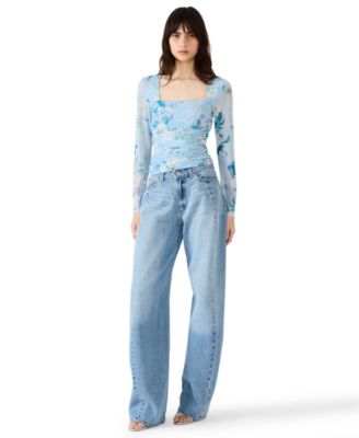 Women's Zinia Knit Square Neck Top