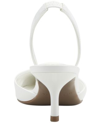 Women's Iced Slingback Kitten Heel Pumps