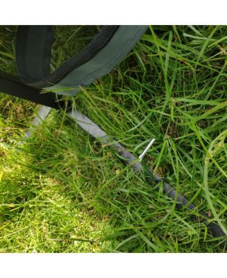 13x10ft Outdoor Patio Gazebo Canopy Tent with Ventilated Double Roof and Detachable Mosquito Net Gray