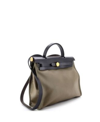 31 Herbag Zip Leather and Toile