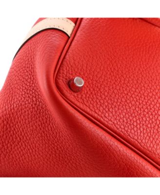 Pre-Owned HERMES PM Bicolor Picotin Lock Bag Clemence with Swift