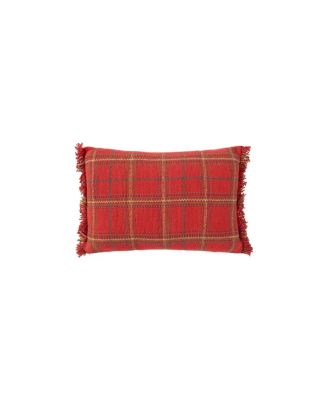 Cotton and Wool Handloom Cushion, 10" x 1'4"