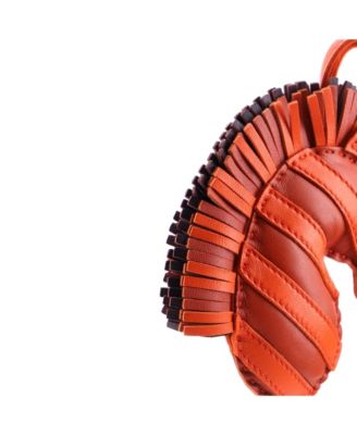 Pre-Owned HERMES GeeGee Savannah Bag Charm Leather