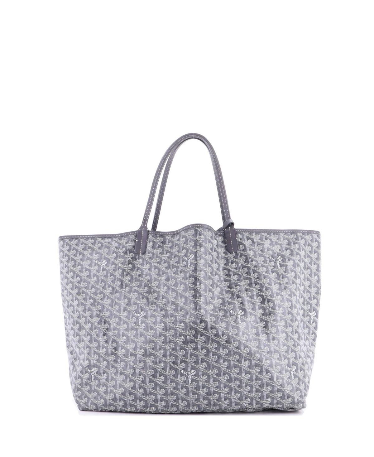 Pre-Owned Goyard Gm Saint Louis Tote Printed Coated Canvas