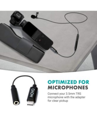 PMA-1 Female 3.5mm TRS Microphone Audio Adapter Cable Compatible with The DJI OSMO Pocket