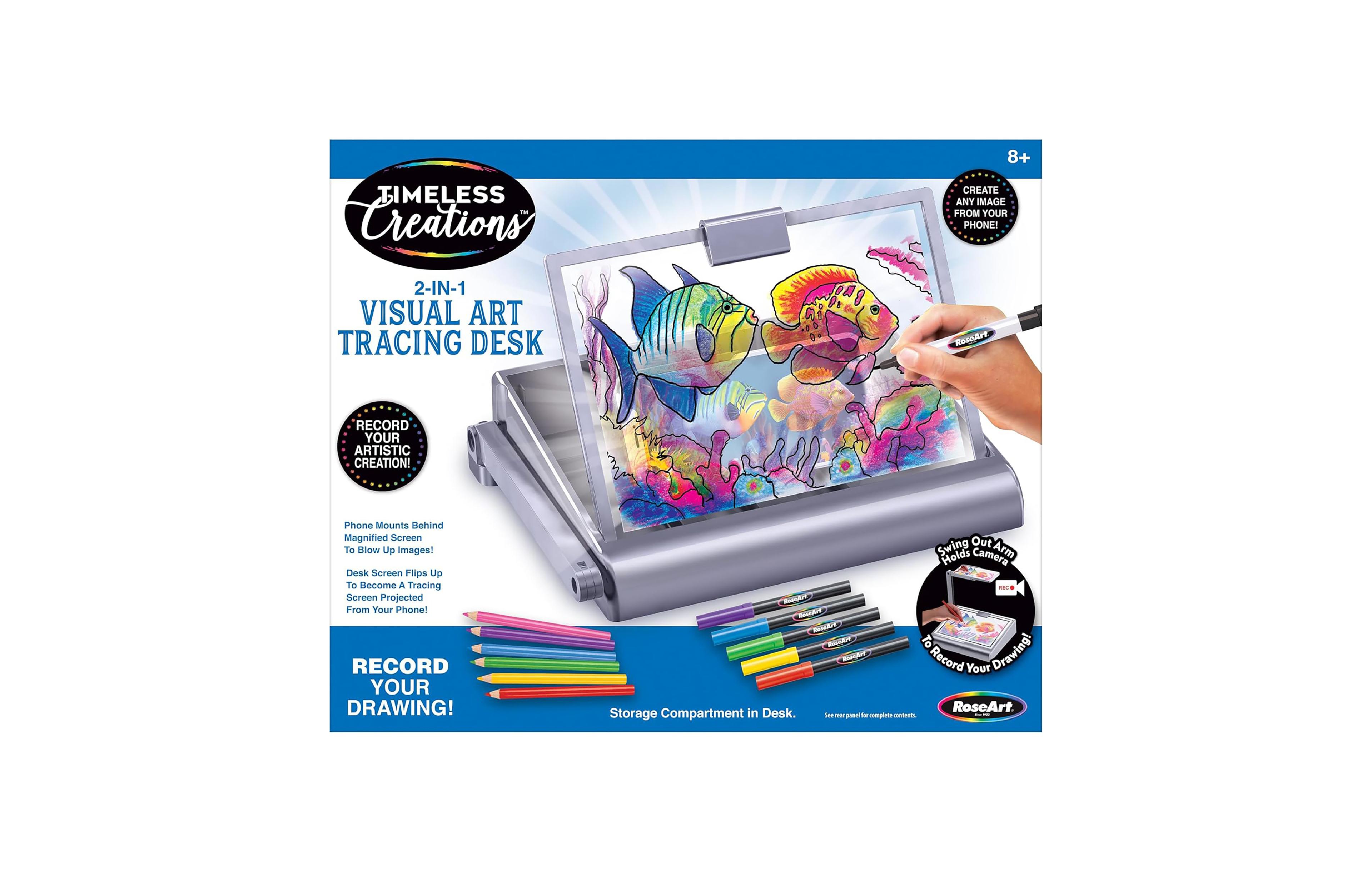 Cra-z-Art Timeless Creations: 2-In-1 Visual Art Tracing Desk