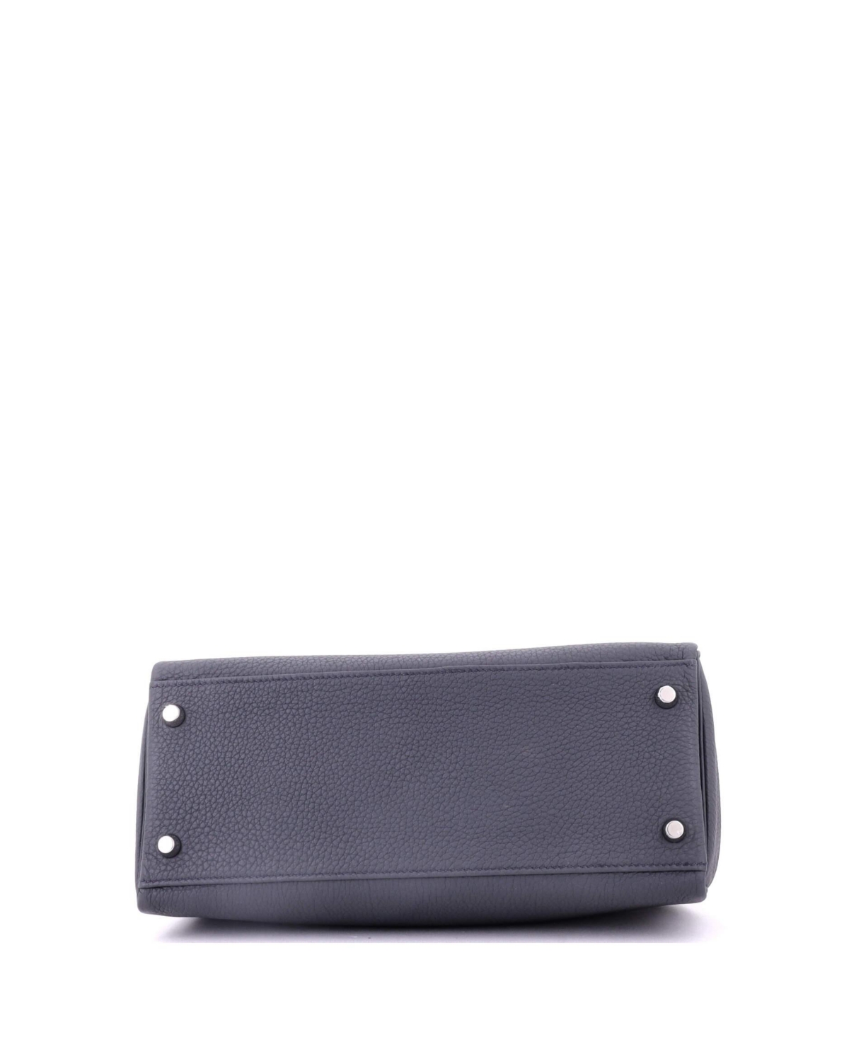 Pre-Owned HERMES Kelly 28 Handbag Togo with Palladium Hardware