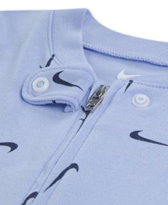 Baby Boys' and Girls' Printed Viscose Footed Coverall