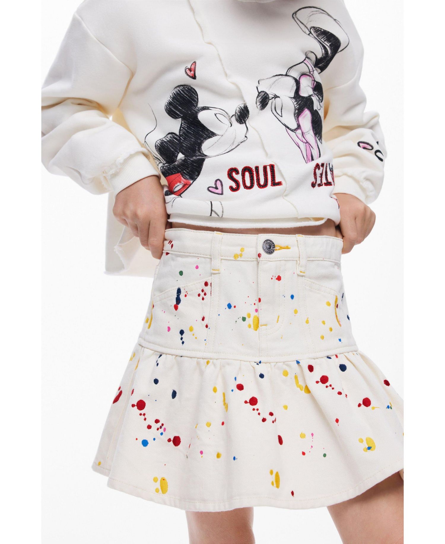 Girls's Short splash skirt