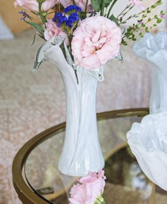 Onda 8 oz. Glass Twisted Flower Vase