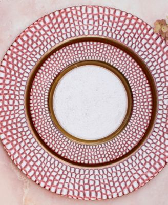 Pelli Glass Round Charger Plate