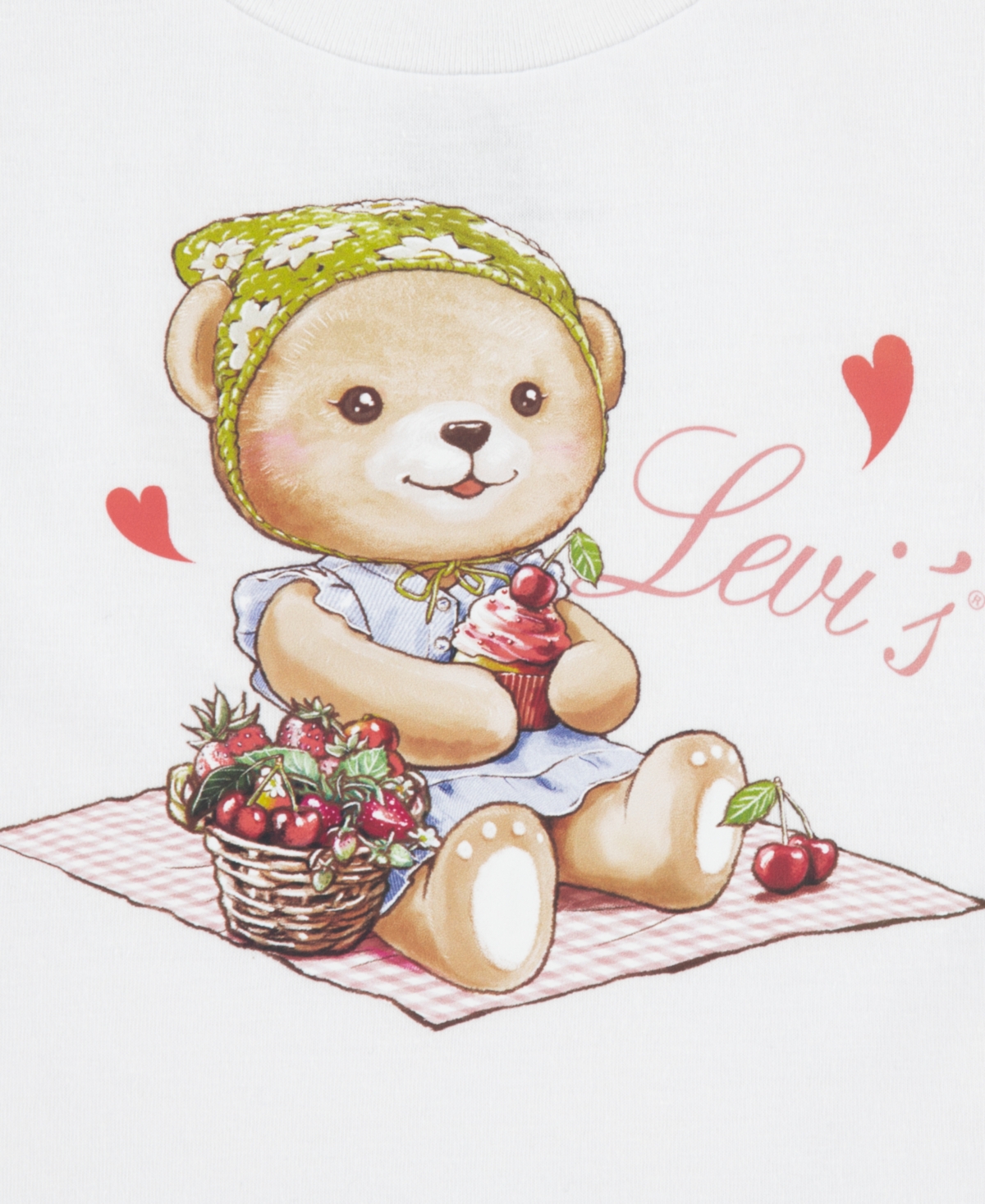 Levi's Baby Girls' Crewneck T-Shirt and Woven Shorts, 2-Piece Set