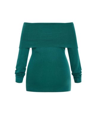 Plus Size Florence Off Shoulder Jumper