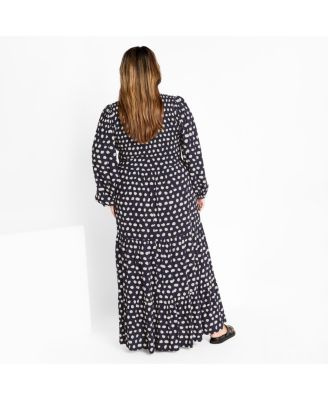 Plus Size Jayden Print Maxi Dress