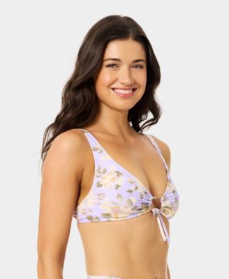 Women's Blooming Garden Keyhole Swim Bralette
