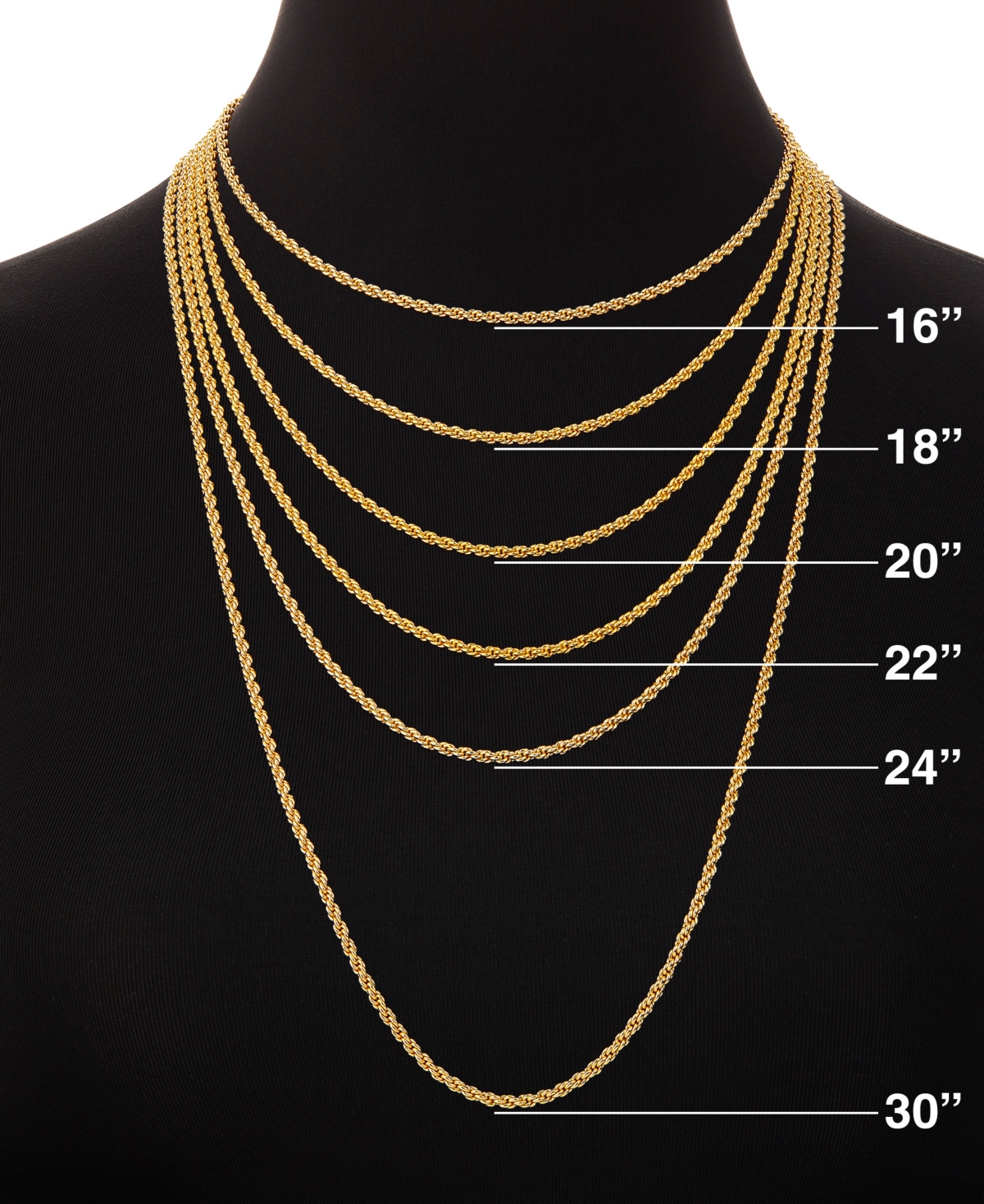 Holiday Lane Letter Initial Charm Necklace in Gold Over Sterling Silver, Macy's Exclusive