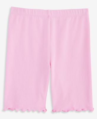 Girls' 5-20 Ribbed Bike Shorts