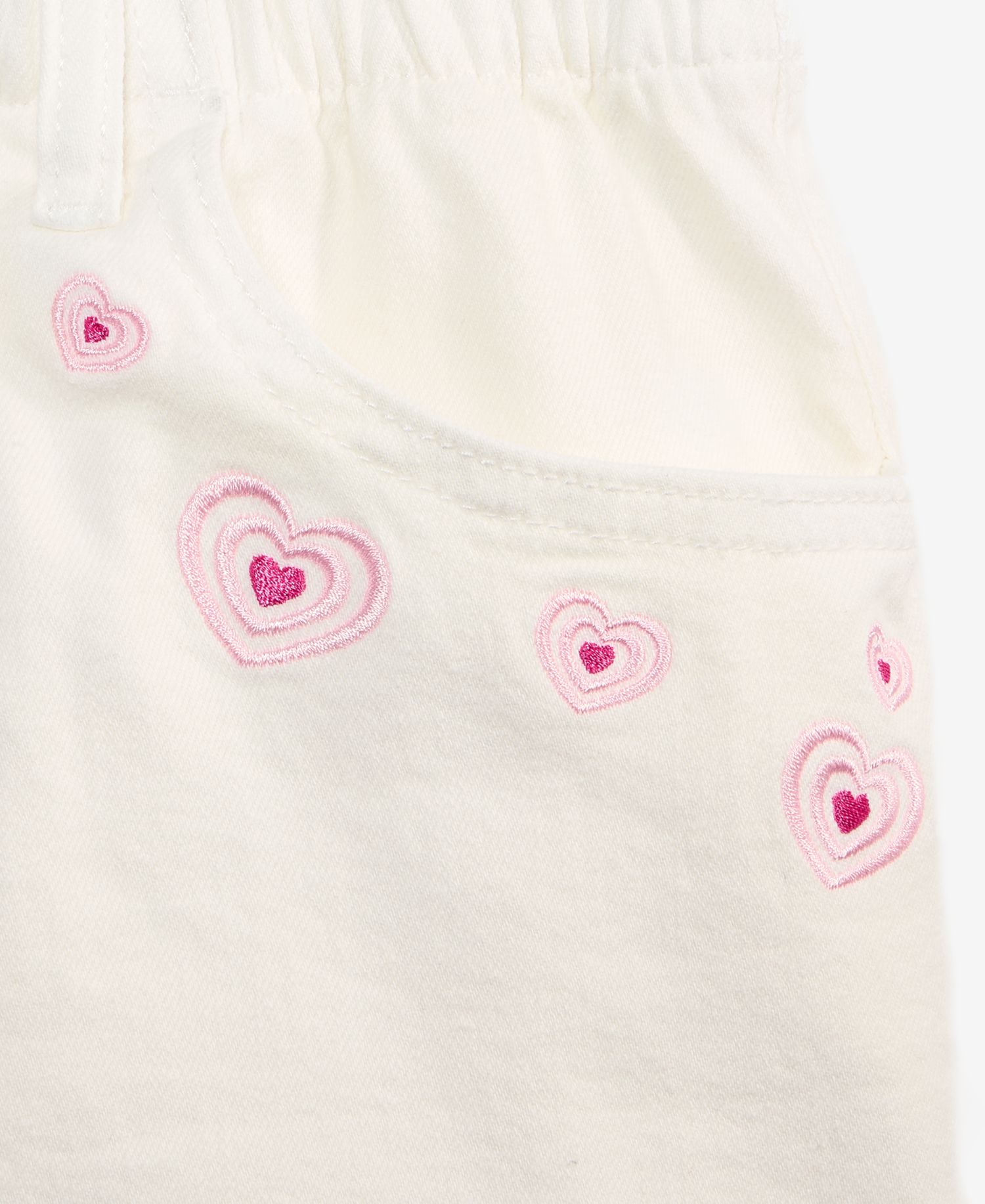 Girls' 5-20 Denim Paperbag Shorts