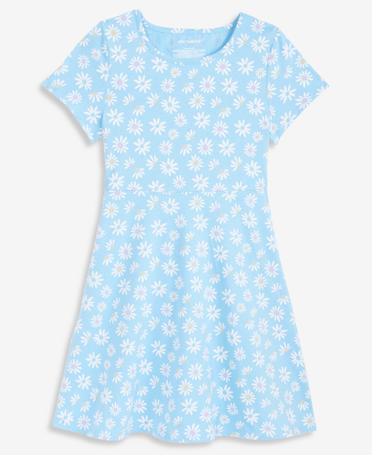 Epic Threads Girls' 5-20 Daisy-Print Knit Dress, Macy's Exclusive