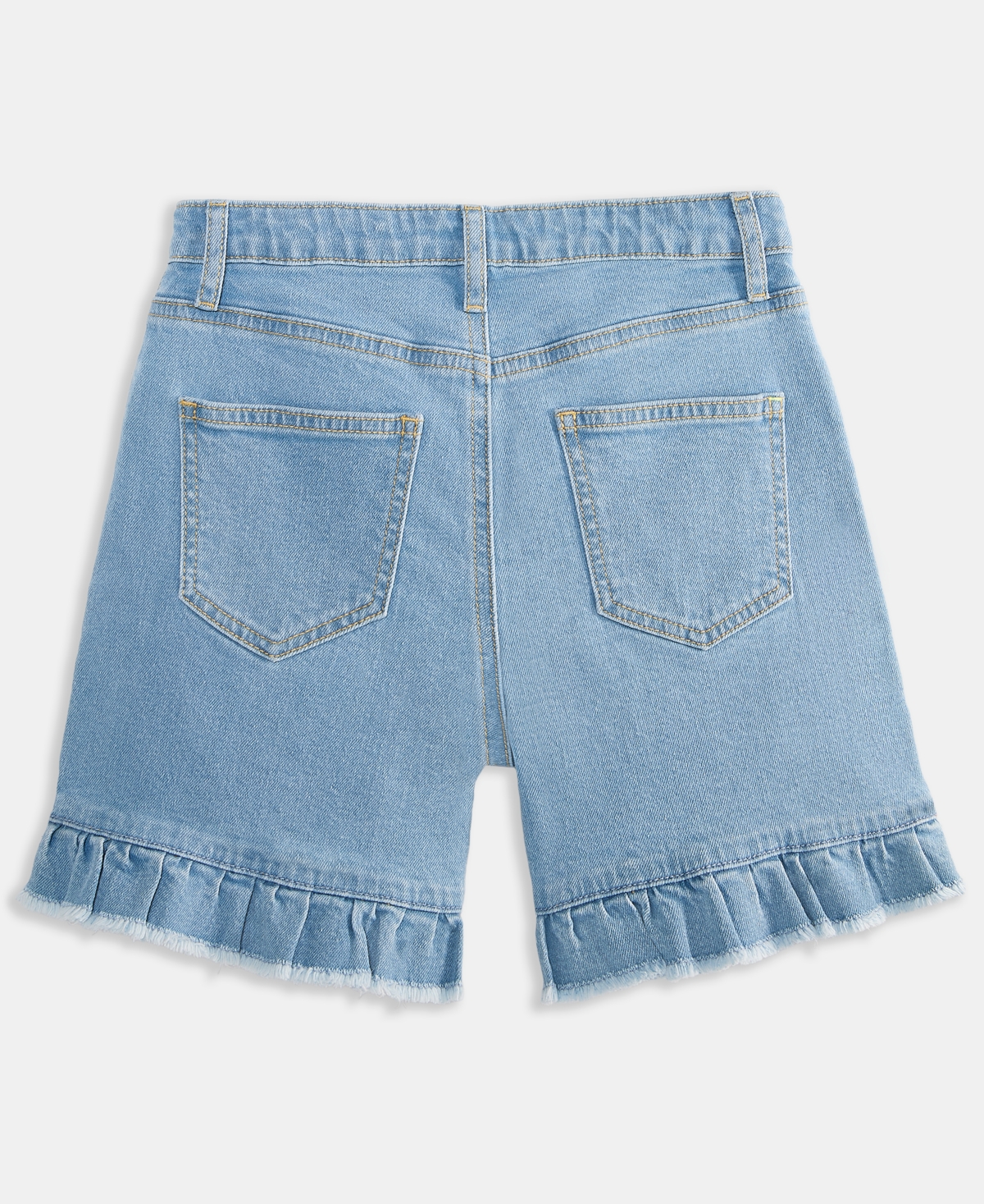 Epic Threads Girls' 5-20 Ruffle-Hem Denim Midi Shorts, Macy's Exclusive