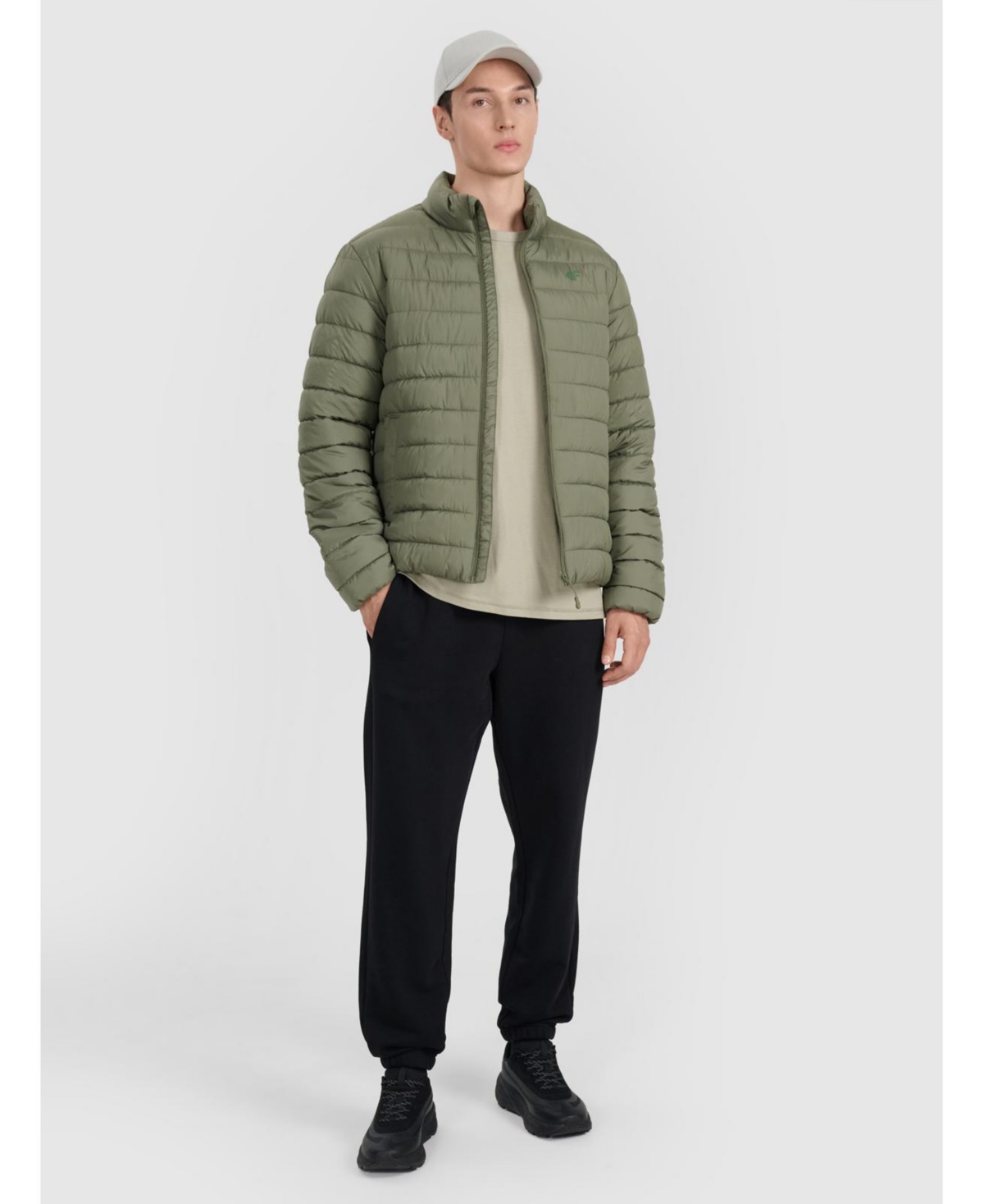 4F Men's down jacket with synthetic filling