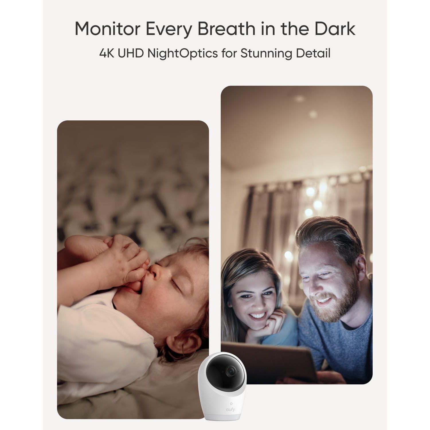 Security Baby Monitor E21 with 4K UHD Camera