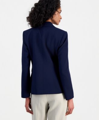 Women's One-Button Peak-Lapel Blazer