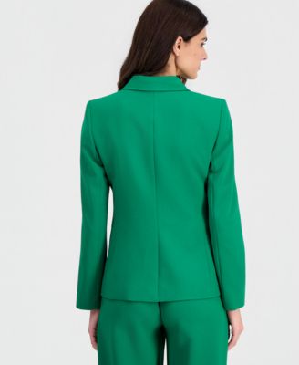 Women's One-Button Peak-Lapel Blazer