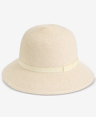 Packable Band Trim Cloche Hat