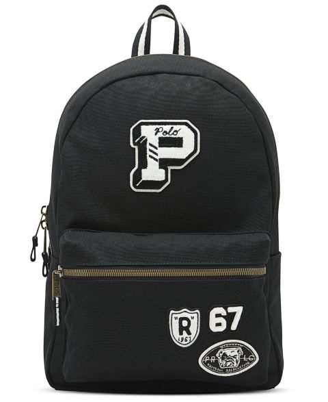 Рюкзак Polo Ralph Lauren Varsity для мальчиков, цвет: Чёрный
