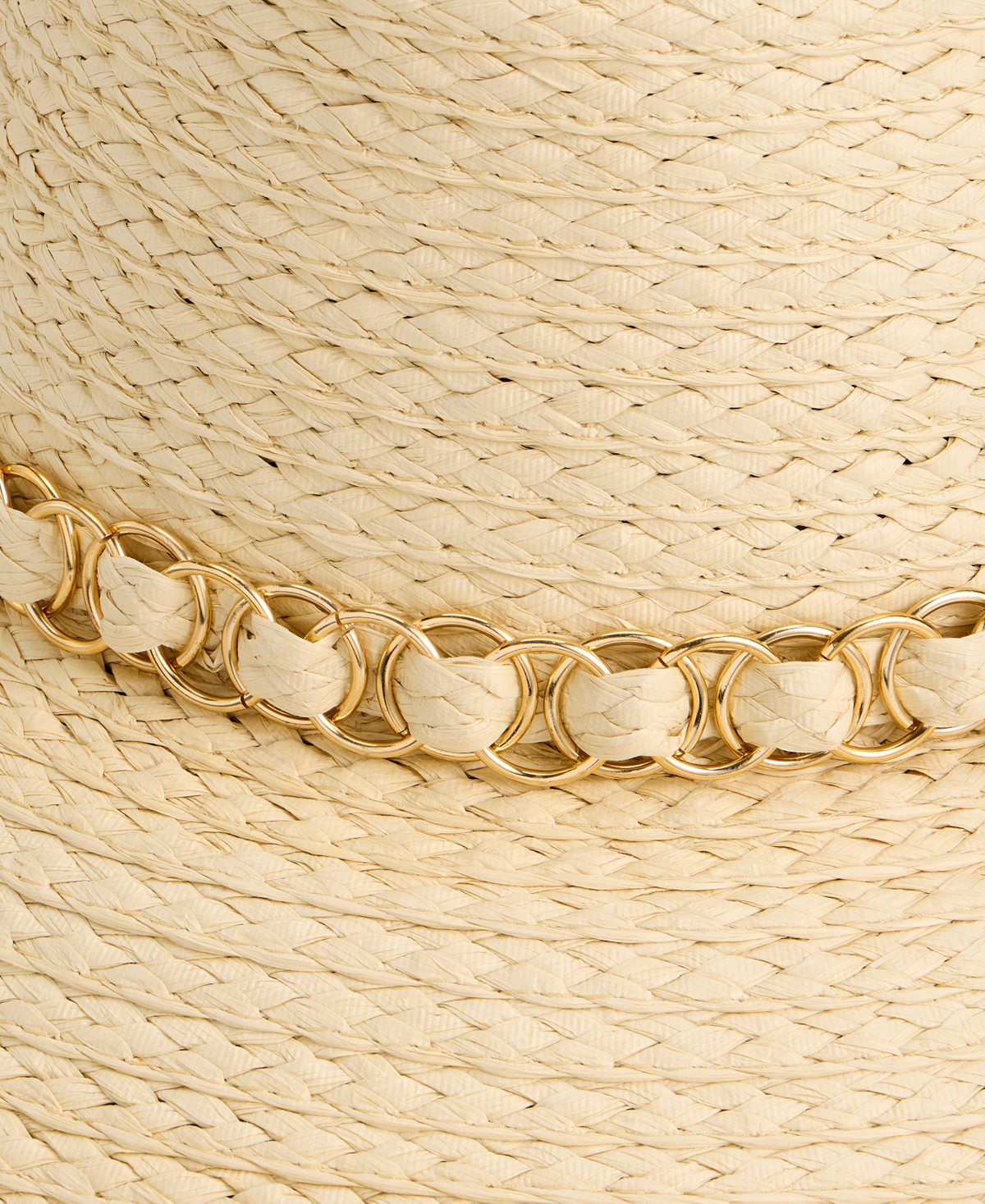 I.n.c. International Concept Chain Trim Telescope Down Brim Hat, Macy's Exclusive