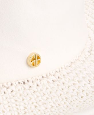 Canvas Straw Bucket Hat