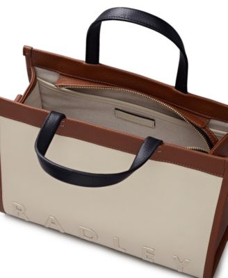 Alba Place Colorblock Zip Top Small Grab Bag