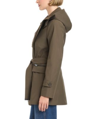 Women's Double-Breasted Belted Trench Coat