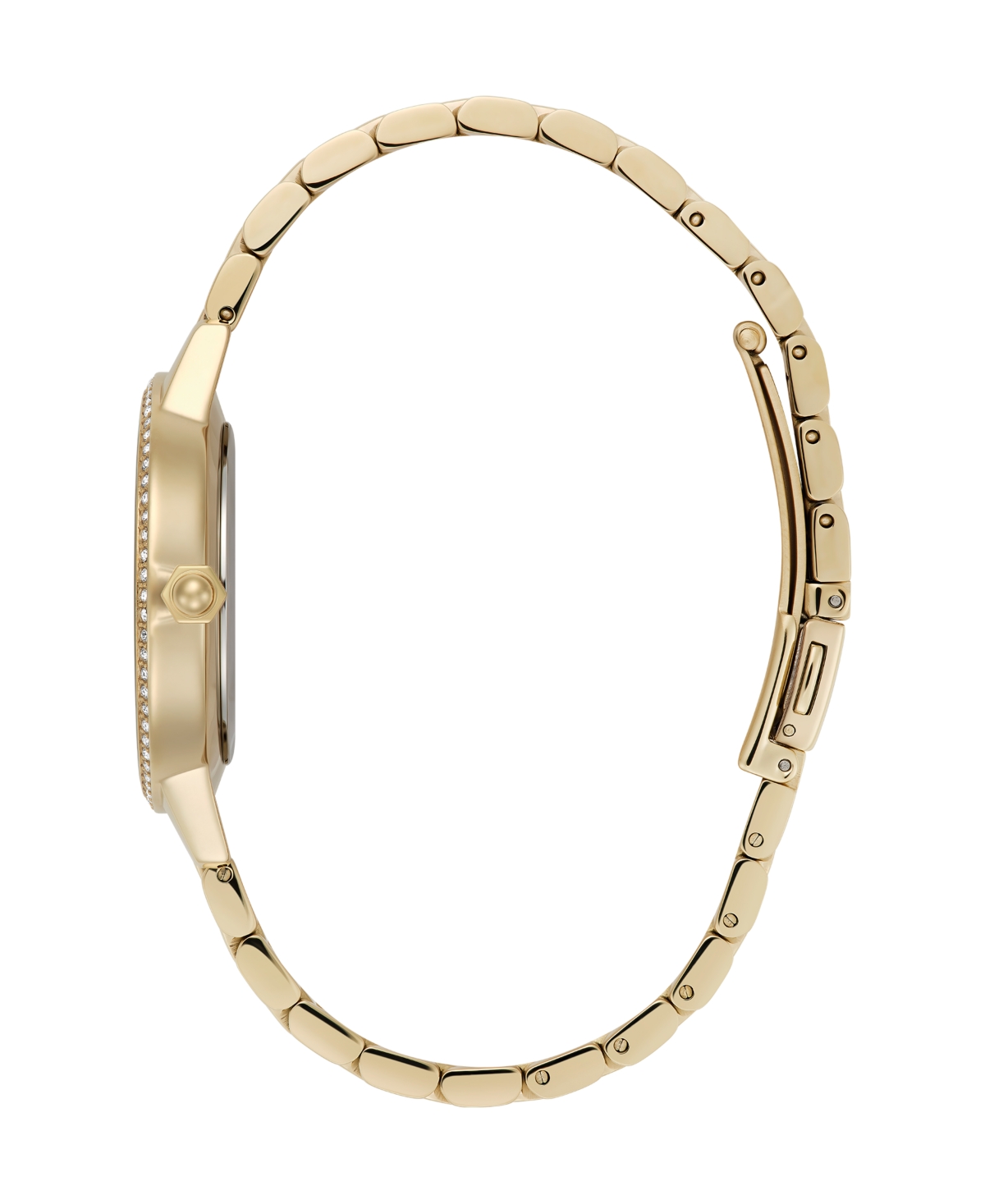 Olivia Burton Women's Captivate Gold Tone Stainless Steel Bracelet Watch, 34mm