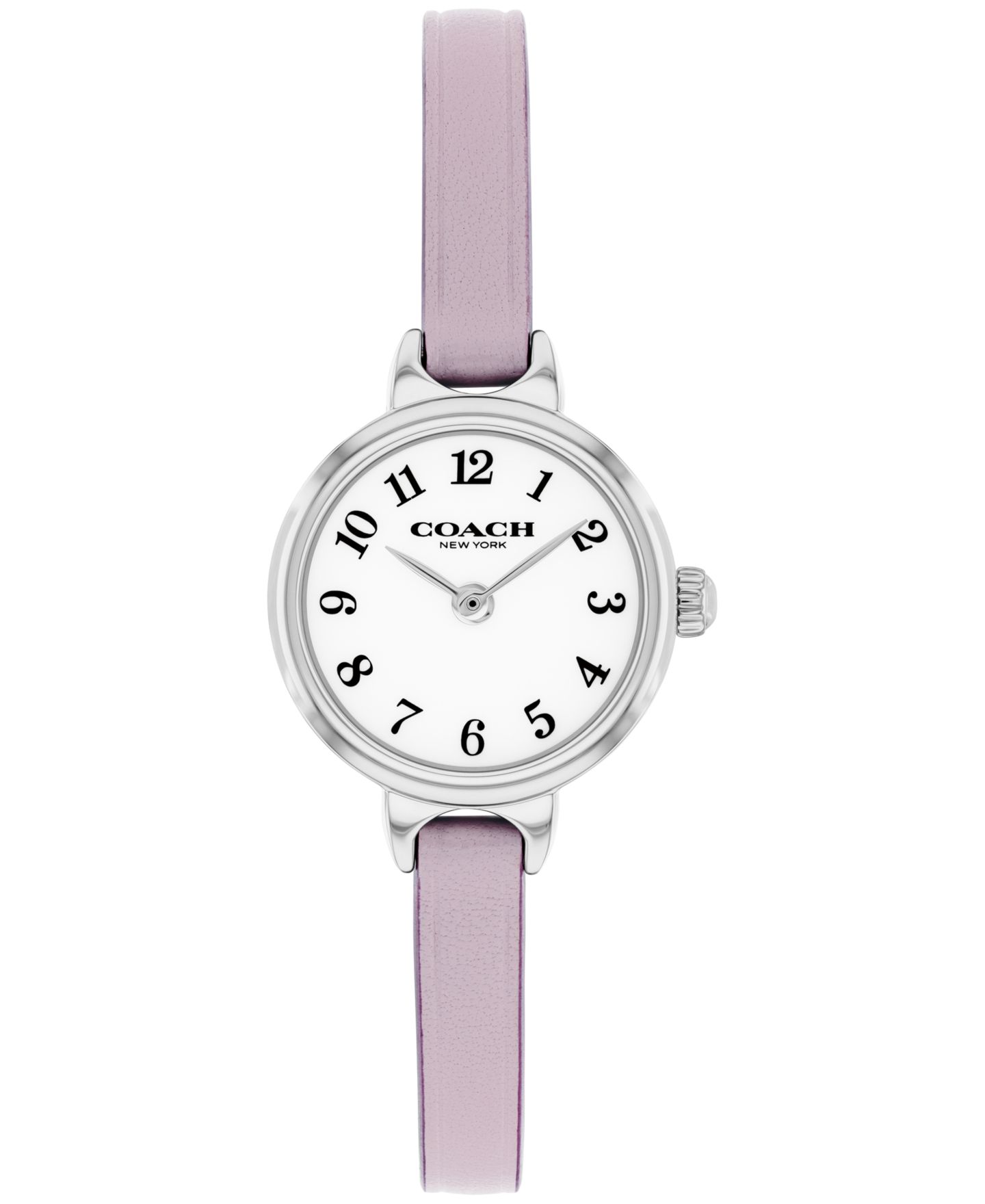 Женские часы COACH Iris Lavender Leather Strap Watch, 22.5mm — фото 1